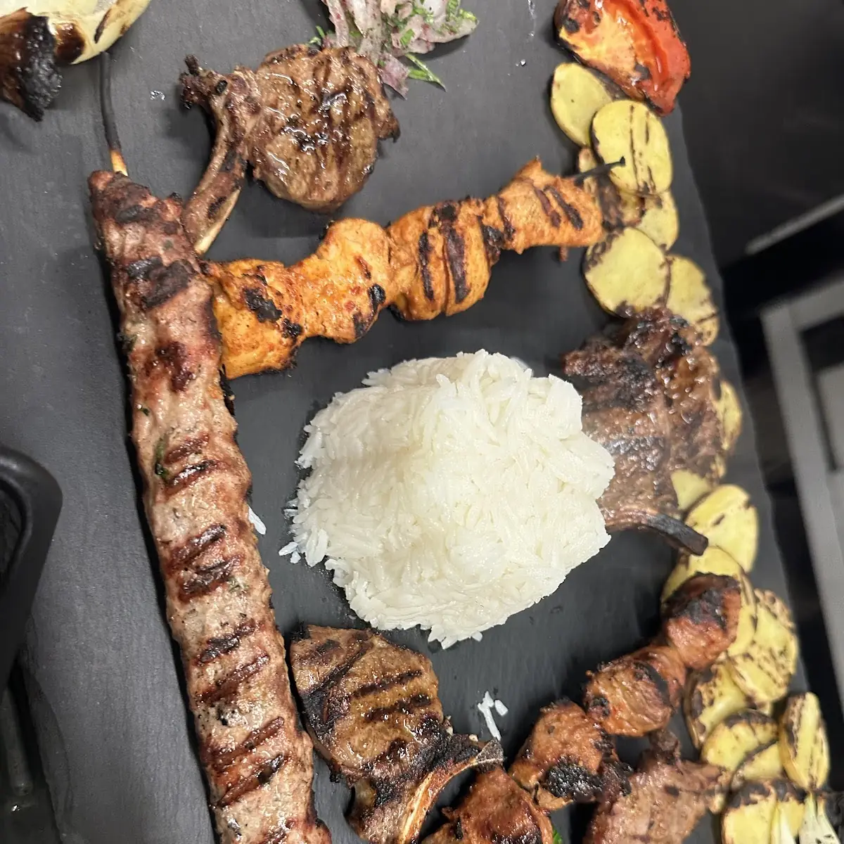 مشاوي مع رز